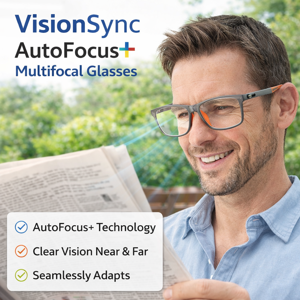 🏆⚡50K+ SOLD! Almost Gone-🔥VisionSync AutoFocus+ Multifocal Glasses