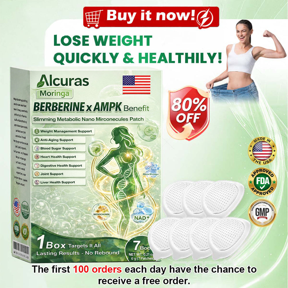 🧬 Alcuras® Moringa · Berberine × NAD+ 𝟏𝟎-𝐢𝐧-𝟏 𝐀𝐝𝐯𝐚𝐧𝐜𝐞𝐝 𝐍𝐚𝐧𝐨 𝐌𝐢𝐜𝐫𝐨𝐧𝐞𝐞𝐝𝐥𝐞 𝐏𝐚𝐭𝐜𝐡 — 𝐎𝐧𝐜𝐞 𝐃𝐚𝐢𝐥𝐲, 𝐕𝐢𝐬𝐢𝐛𝐥𝐞 𝐑𝐞𝐬𝐮𝐥𝐭𝐬 𝐢𝐧 𝟕 𝐃𝐚𝐲𝐬