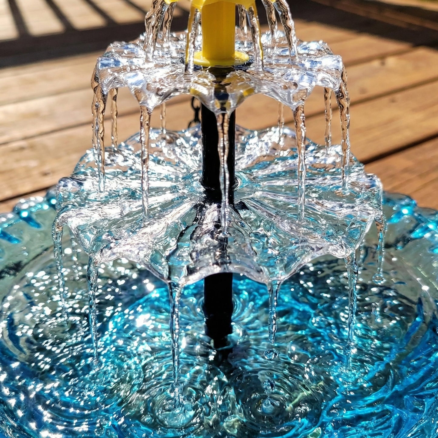✨2026 Spring Hot Sale 48% OFF🐦Solar Cascade Hanging Bird Bath Fountain