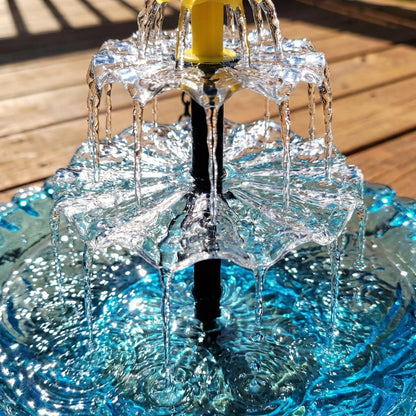 ✨2026 Spring Hot Sale 48% OFF🐦Solar Cascade Hanging Bird Bath Fountain
