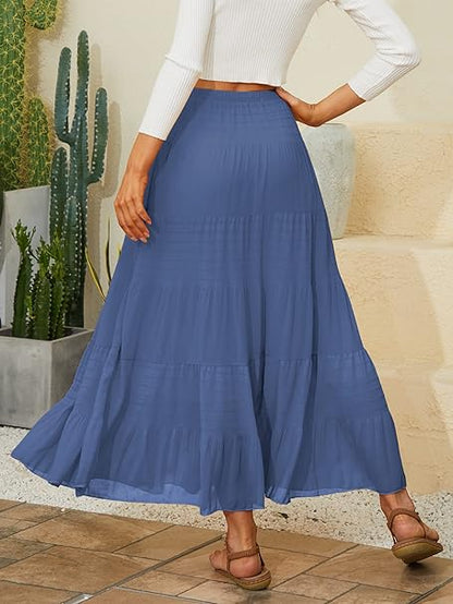 FREE SHIPPING💐Women’s Chiffon Pleated A-Line Skirt