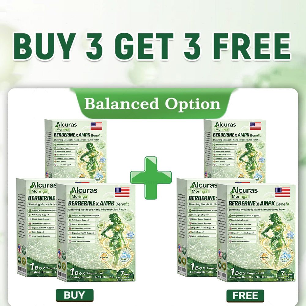 🔥Official Store| 🧑‍⚕️Alcuras™ Moringa × Berberine × AMPK 8-Benefit Slimming & Metabolic Nano Microneedle Patch 🇺🇸  Just once a day · Visible changes in 7 days  ✅ For obesity, loose skin, diabetes, sleep apnea, joint issues, and more