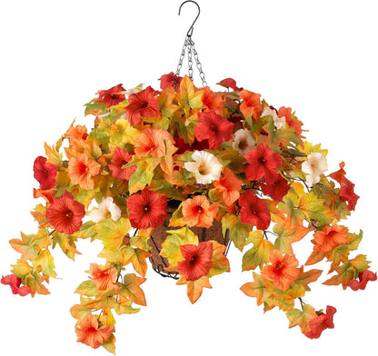 Artificial Fake Petunia Flowersfor Outdoor Decoration (2Pcs)