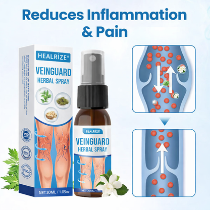 HEALRIZE® VeinGuard Herbal Spray-✅ Clinically proven to eliminate varicose veins in just 7 days!