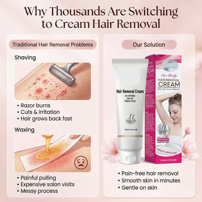 Mresio™  Pain-Free Hair Removal Cream|Hair-Free Skin in Just 10 Minutes — No Razor Needed