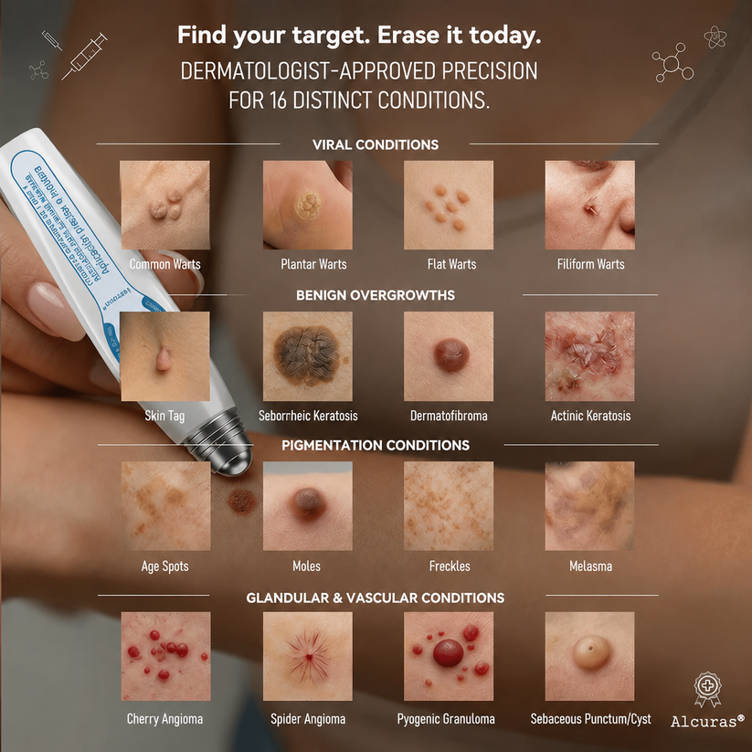 Alcuras® 7-𝐷𝑎𝑦 𝗧𝐚𝐠 & 𝗦𝗽𝐨𝐭 𝐄𝐫𝒂𝒔𝒆𝒓(Zero Pain, Zero 𝐒𝐜𝐚𝒓𝒔 Rollerball)
