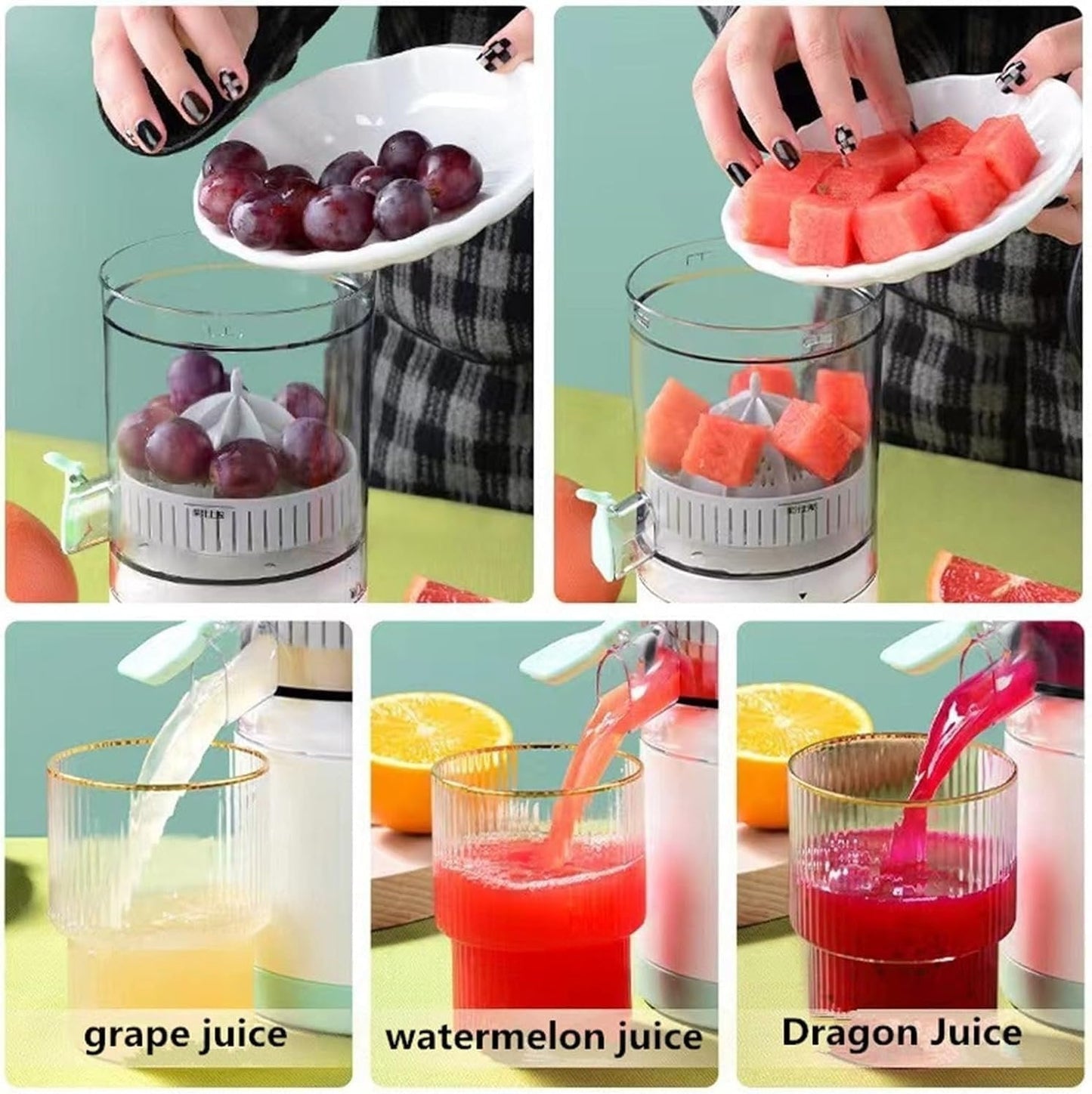 🚚Free Shipping🔥2026 New Electric Lemon Juicer, Portable Rechargeable Juicer Machines with USB Cable